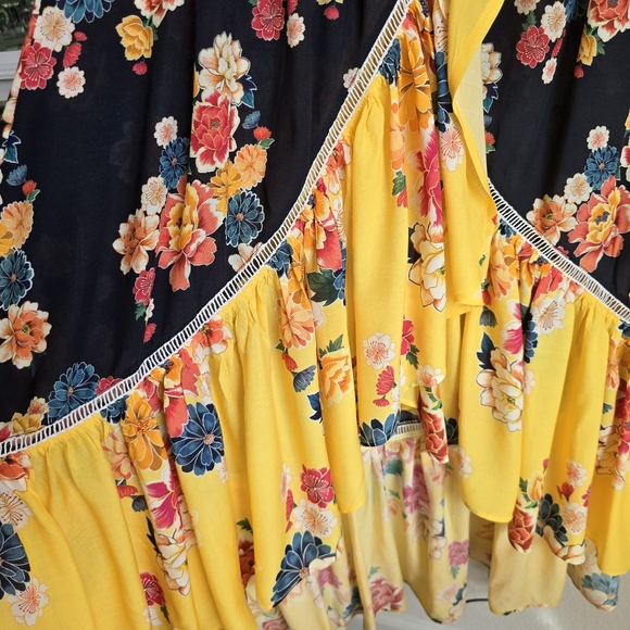 NWT Farm Rio Floral Wrap Dress XS - Picture 10 of 16